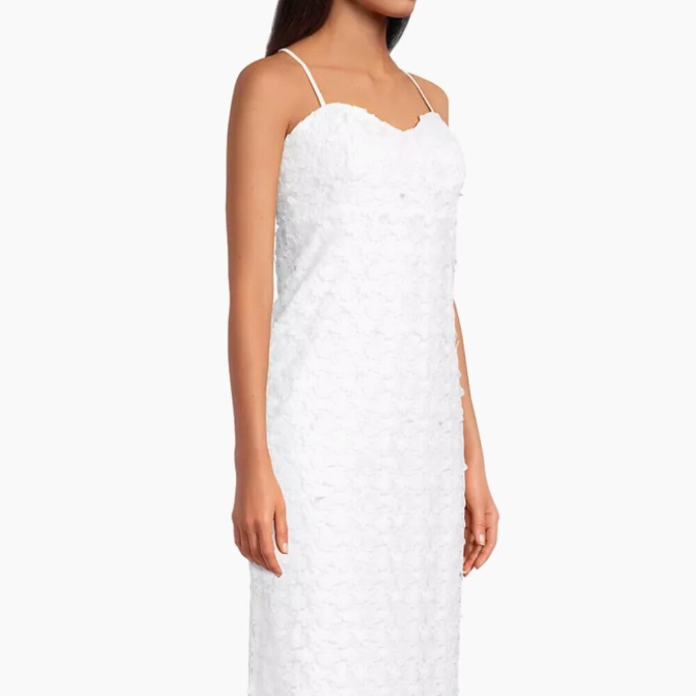 Lilly Pulitzer Gillian 3D Floral Lace Maxi Slip Dress 6 White NWT $328 - Picture 5 of 7